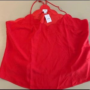 NWT J. Crew Scalloped Cami